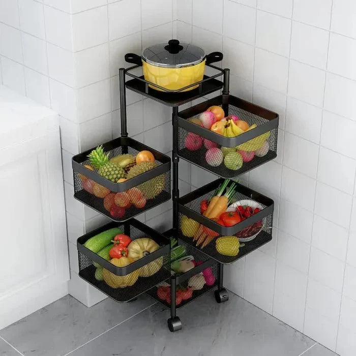 Premium Square Metal Trolley By Homancy