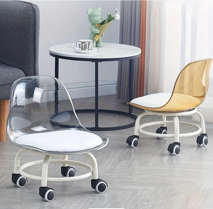 Acrylic 360° Rotatable Transparent Chair By Homancy