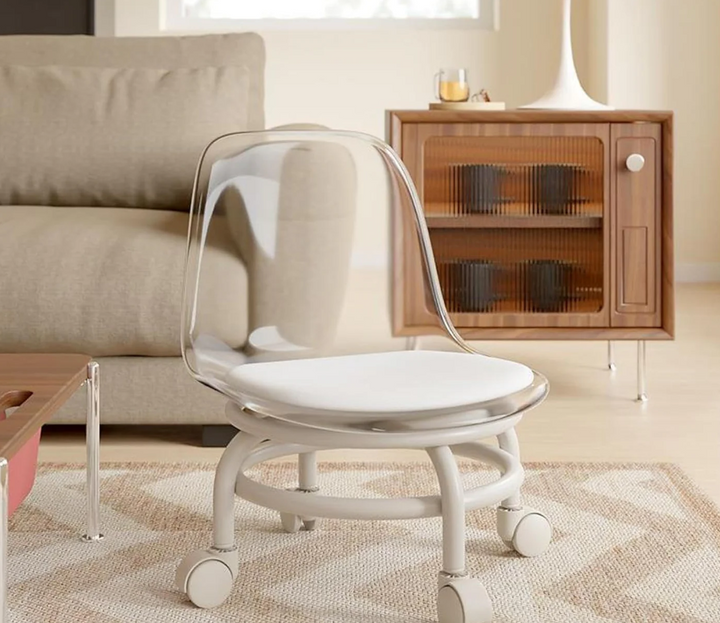 Acrylic 360° Rotatable Transparent Chair By Homancy
