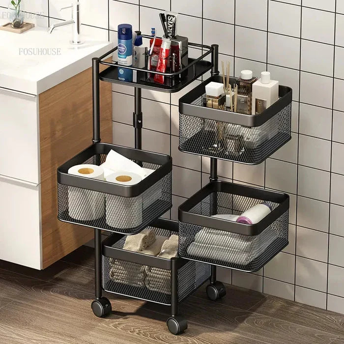 Premium Square Metal Trolley By Homancy