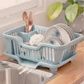 Dish Drainer with Drip Tray for Kitchen Sink Rack