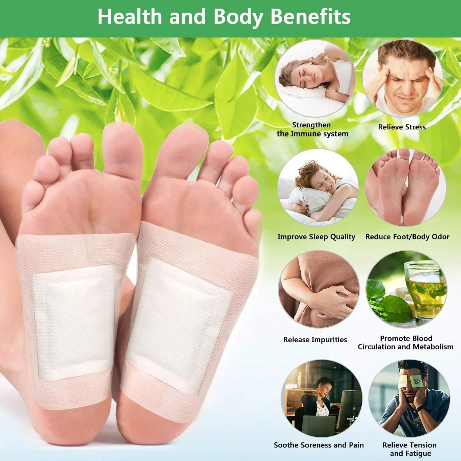 Kinoki Premium Natural Foot Patches