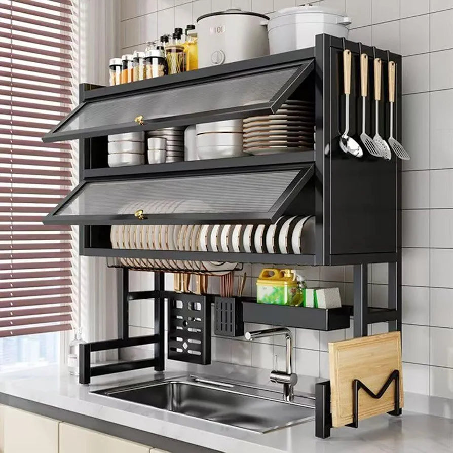 Multifunction Expandable Over Sink Rack