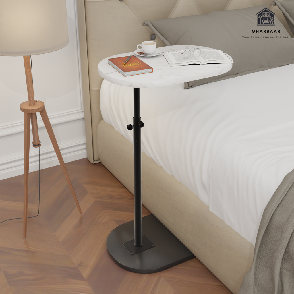 Adjustable Height 360° Move-able C-Shaped Table