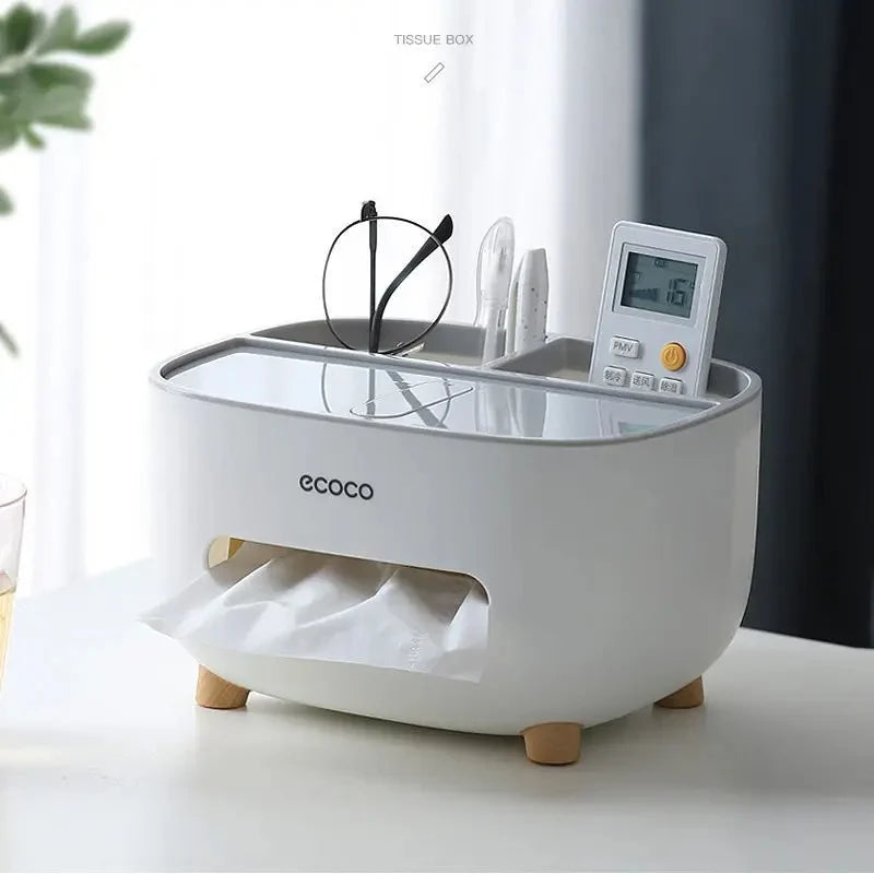 ECOCO Multipurpose Desktop Tissue Box